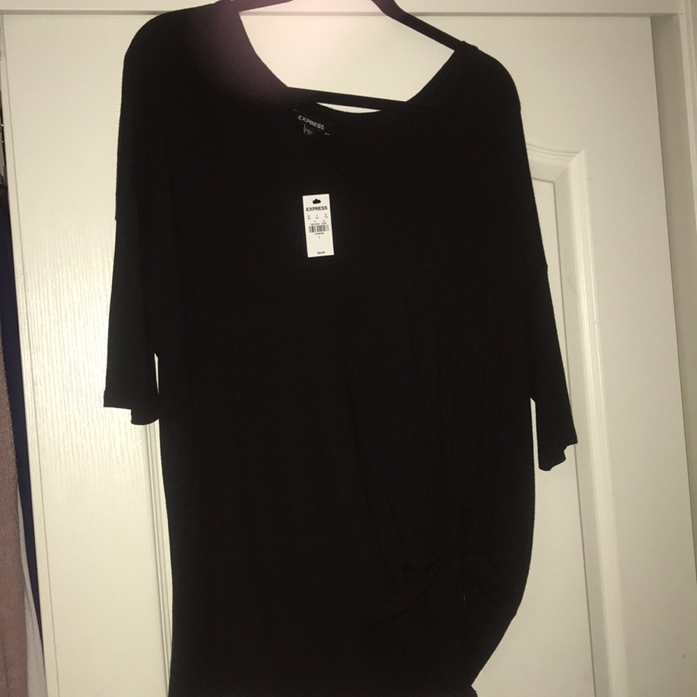 Express T Shirt w/ a Tie!